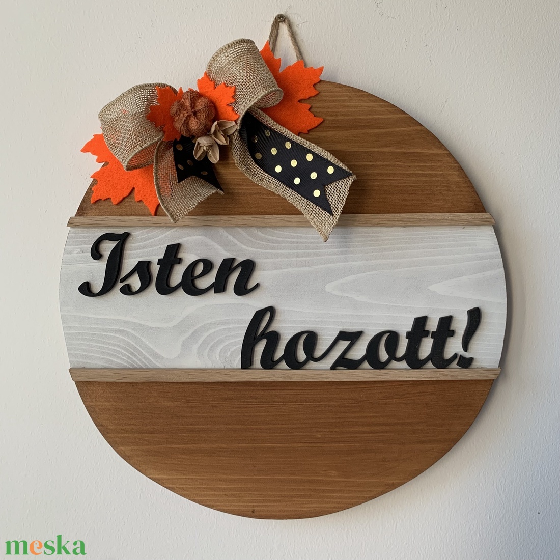 Isten hozott kopogtató - otthon & életmód - ház & kert - isten hozott tábla - Meska.hu