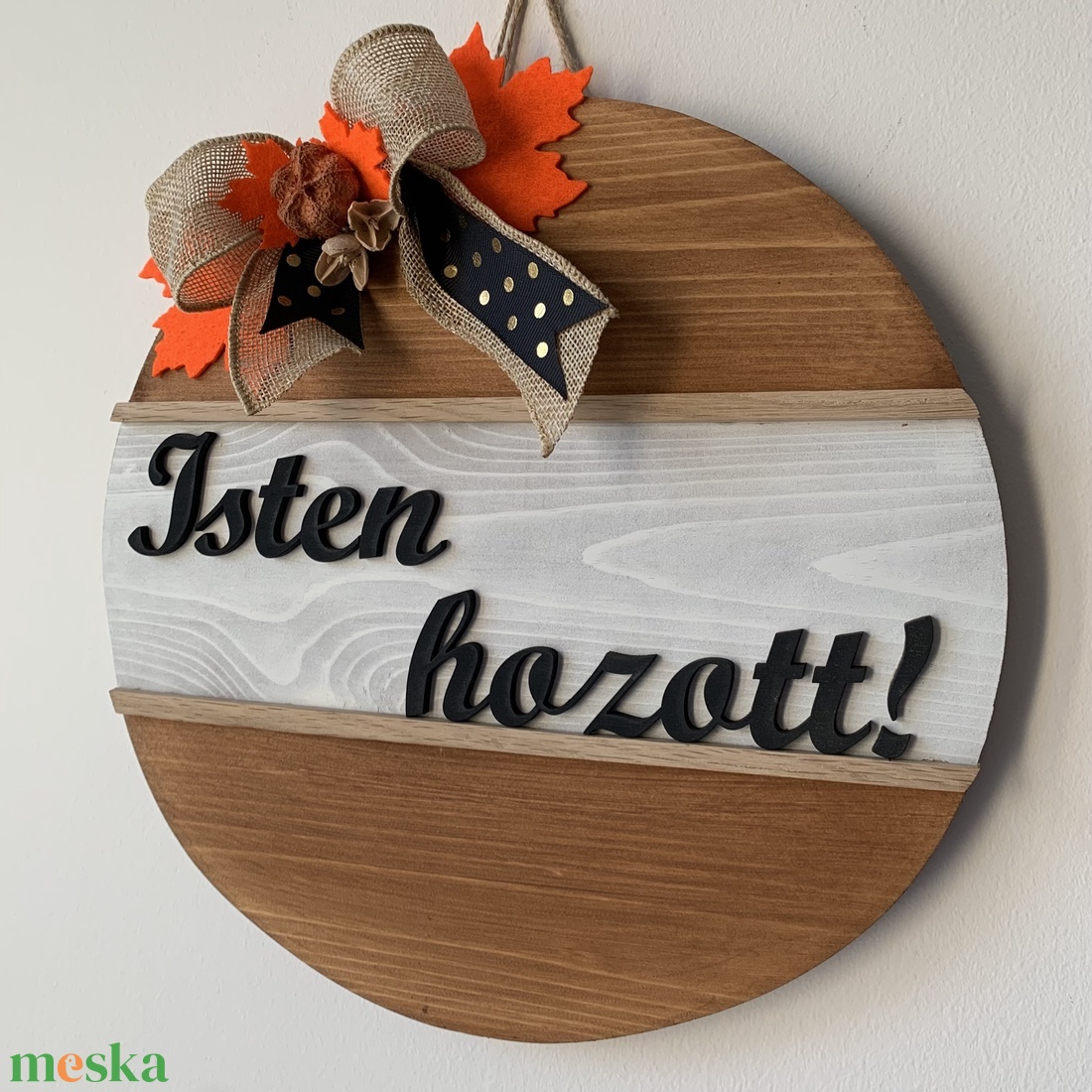 Isten hozott kopogtató - otthon & életmód - ház & kert - isten hozott tábla - Meska.hu