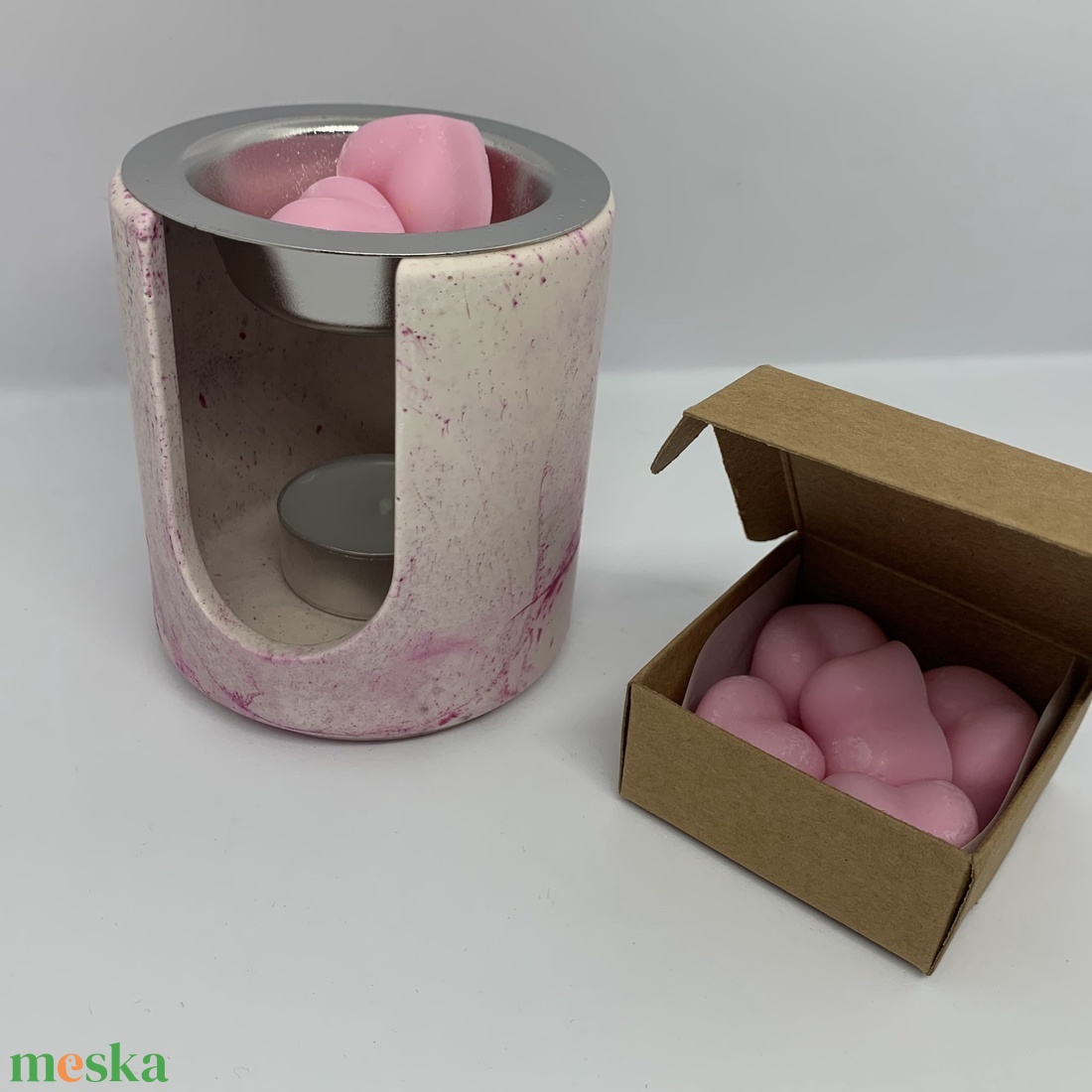 Párologtató és illatviasz csomag - otthon & életmód - gyertya, illat, aroma - párologtató - Meska.hu