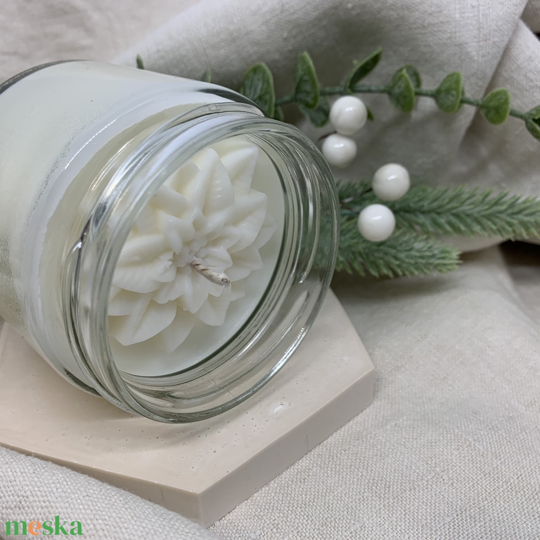 WINTER magic illatgyertya - otthon & életmód - gyertya, illat, aroma - gyertya - Meska.hu