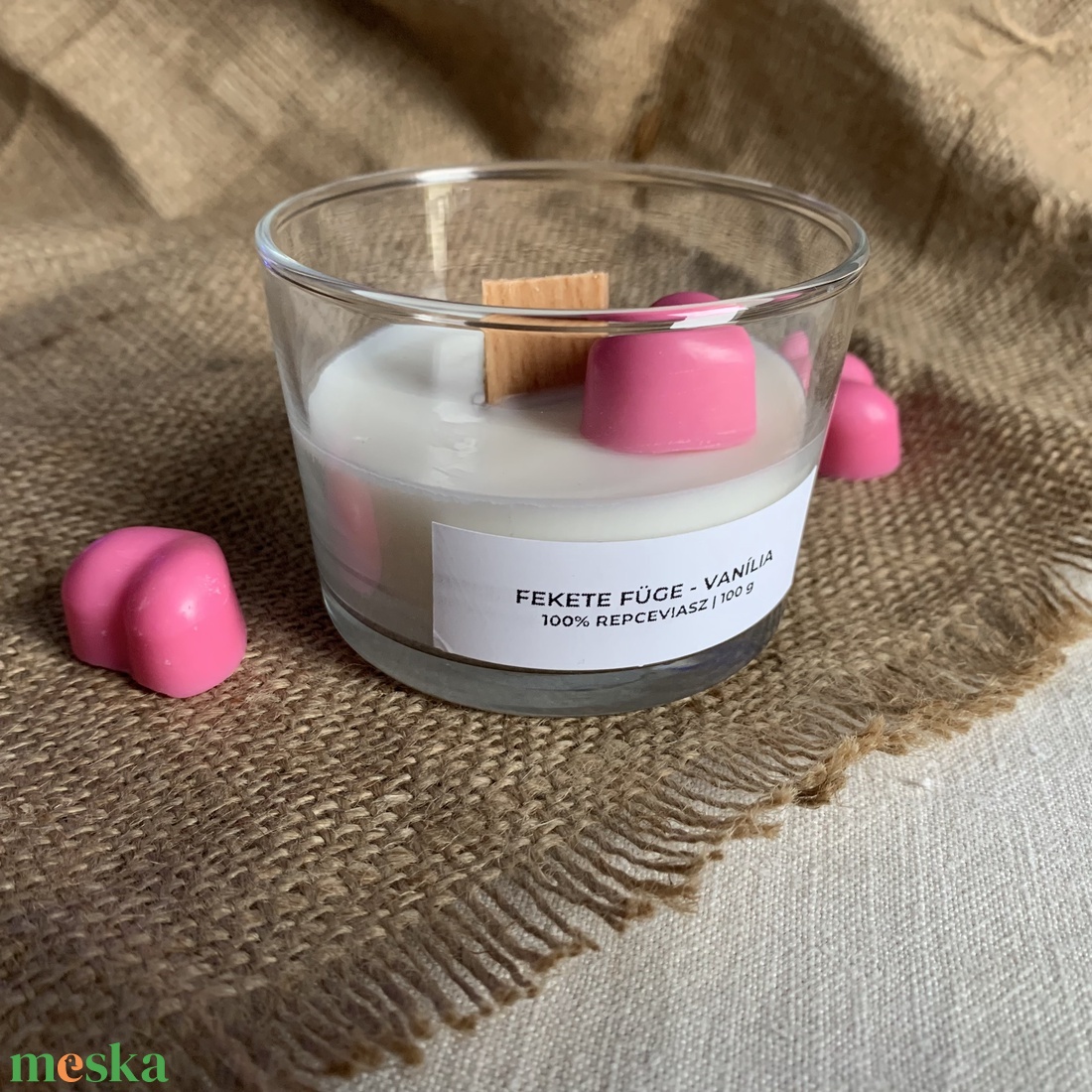 Repceviasz gyertya tetővel - otthon & életmód - gyertya, illat, aroma - gyertya - Meska.hu