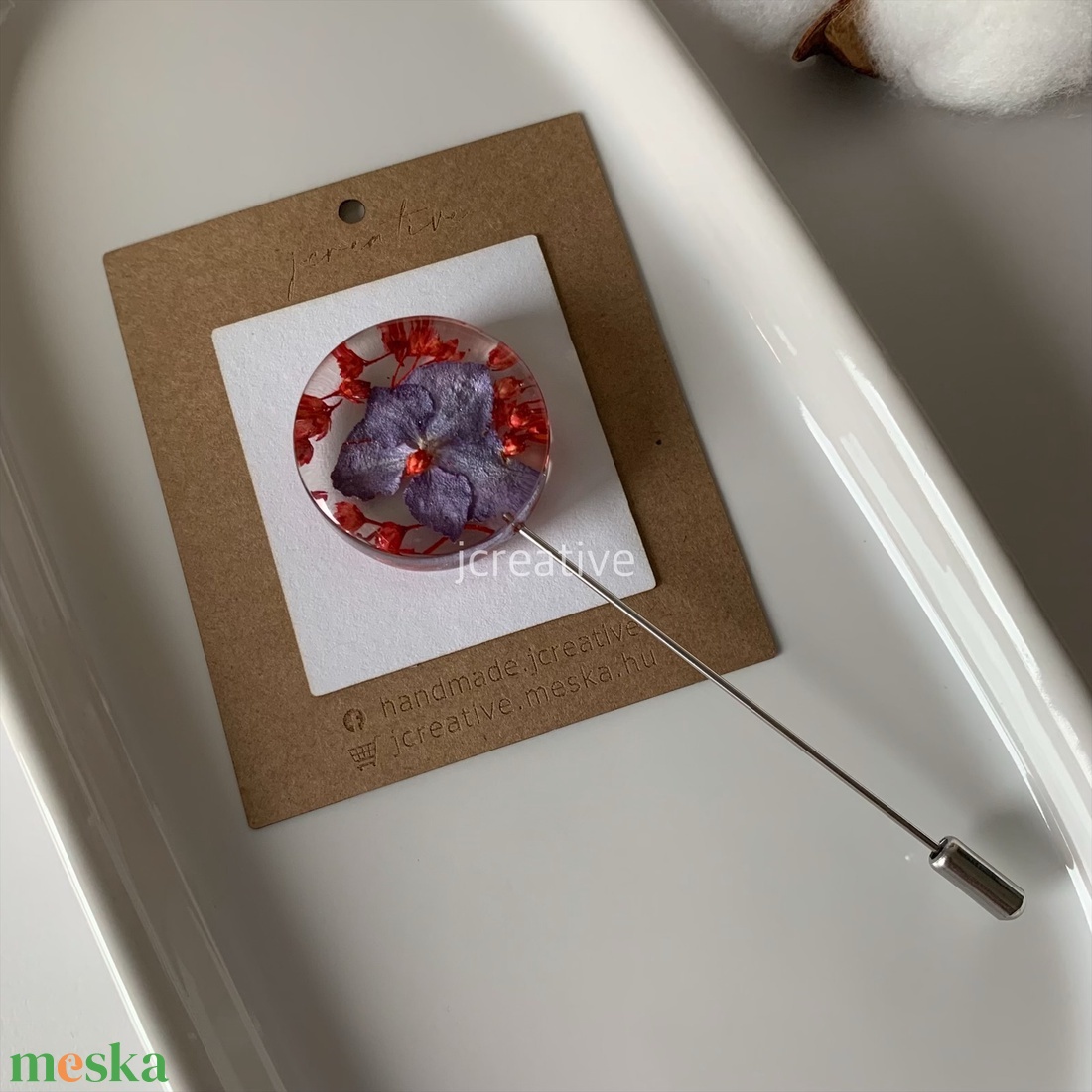 Valódi lila hortenzia virágos epoxy bross - ékszer - kitűző és bross - kitűző - Meska.hu Valódi lila hortenzia virágos epoxy bross - ékszer - kitűző és bross - kitűző - Meska.hu
