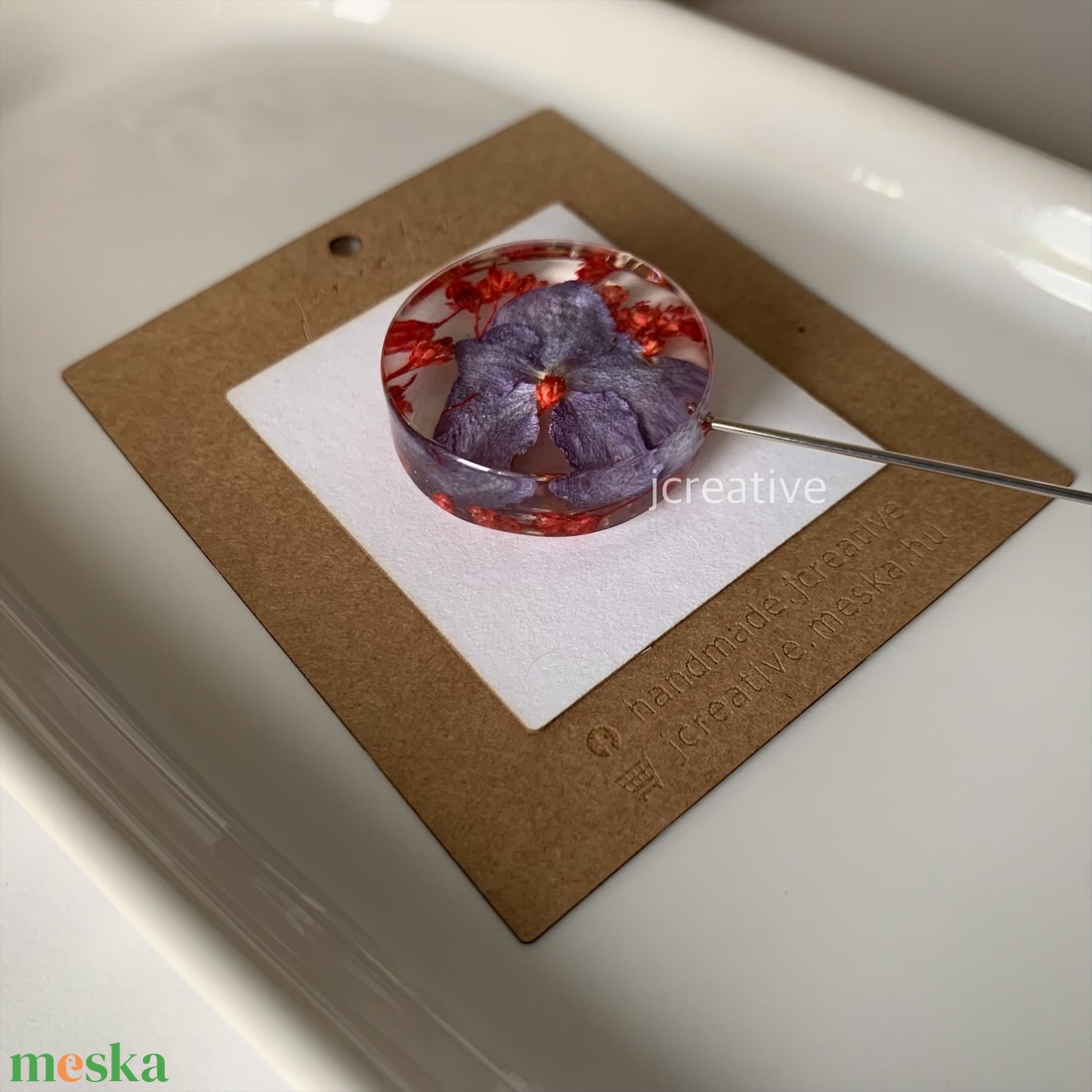 Valódi lila hortenzia virágos epoxy bross - ékszer - kitűző és bross - kitűző - Meska.hu Valódi lila hortenzia virágos epoxy bross - ékszer - kitűző és bross - kitűző - Meska.hu