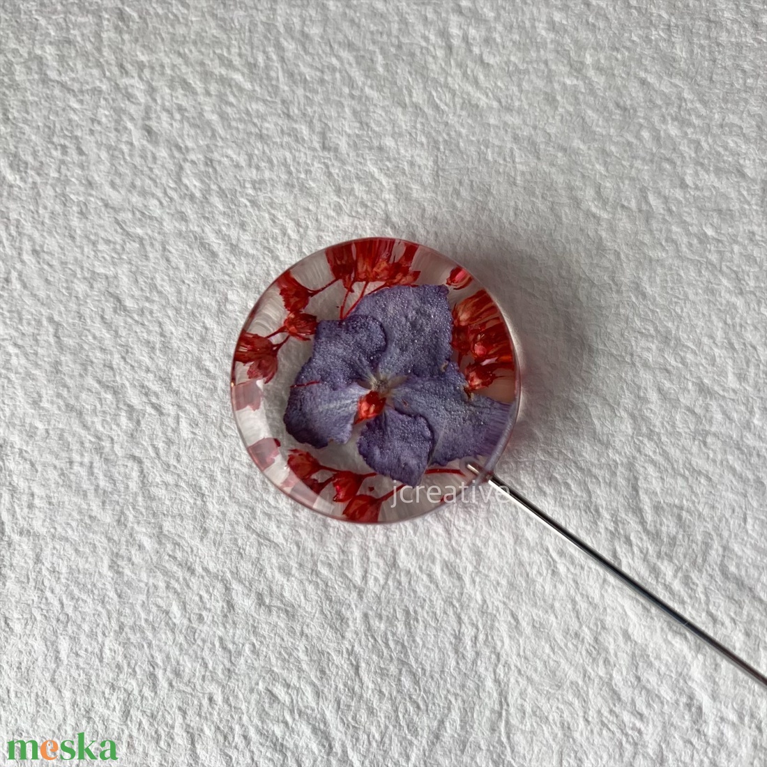 Valódi lila hortenzia virágos epoxy bross - ékszer - kitűző és bross - kitűző - Meska.hu Valódi lila hortenzia virágos epoxy bross - ékszer - kitűző és bross - kitűző - Meska.hu