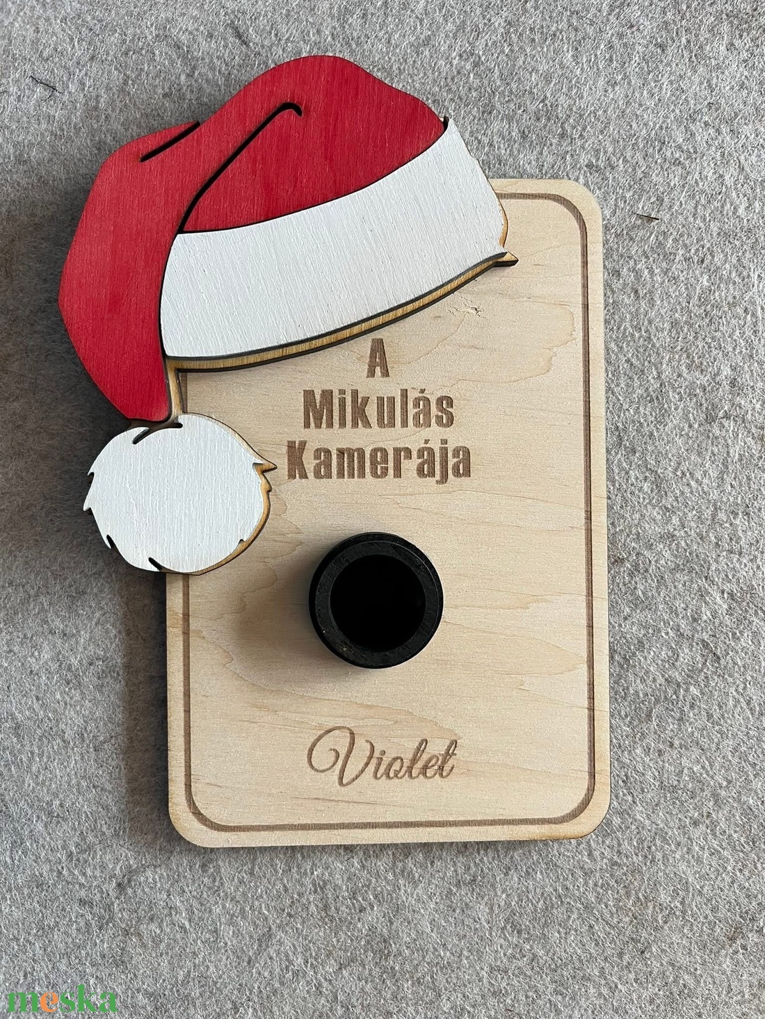 A Mikulás kamerája, vicces karácsonyi dekoráció gyerekeknek - karácsony - mikulás - mikulás beltéri dekoráció - Meska.hu