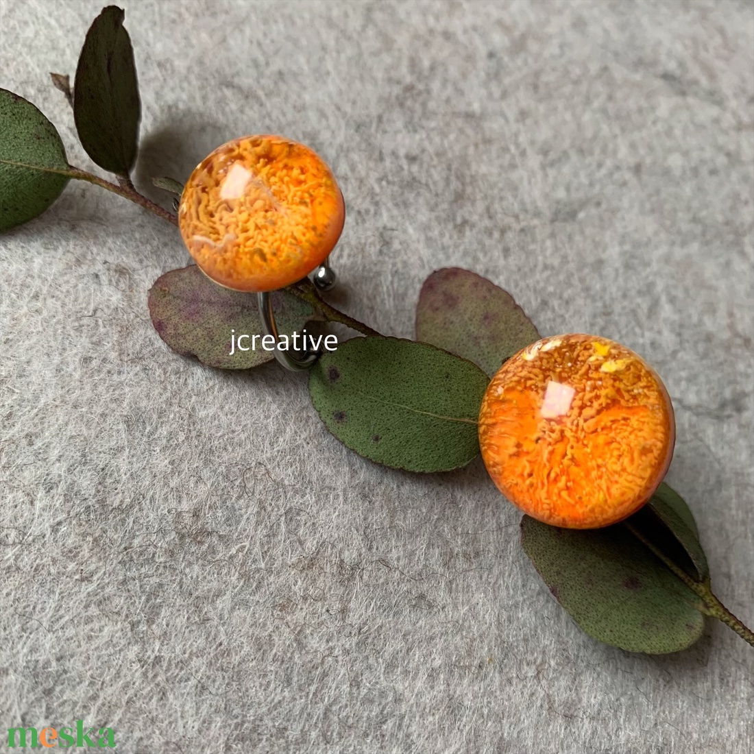 Napsárga epoxy gyanta gyűrű pár - ékszer - gyűrű - statement gyűrű - Meska.hu