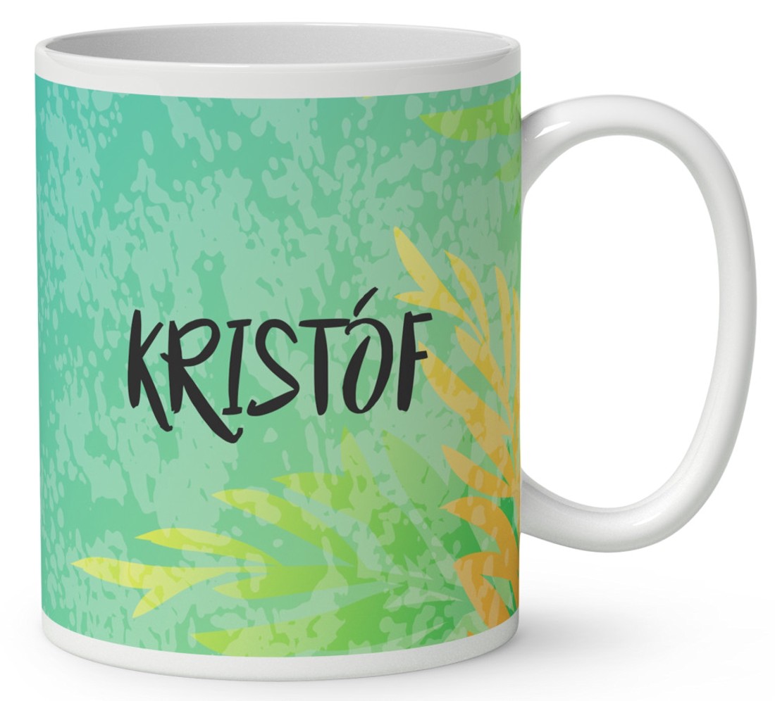 Névvel kérhető - Kék cuki teknős mintás bögre - otthon & életmód - konyhafelszerelés, tálalás - tálalás - bögre & csésze - Meska.hu