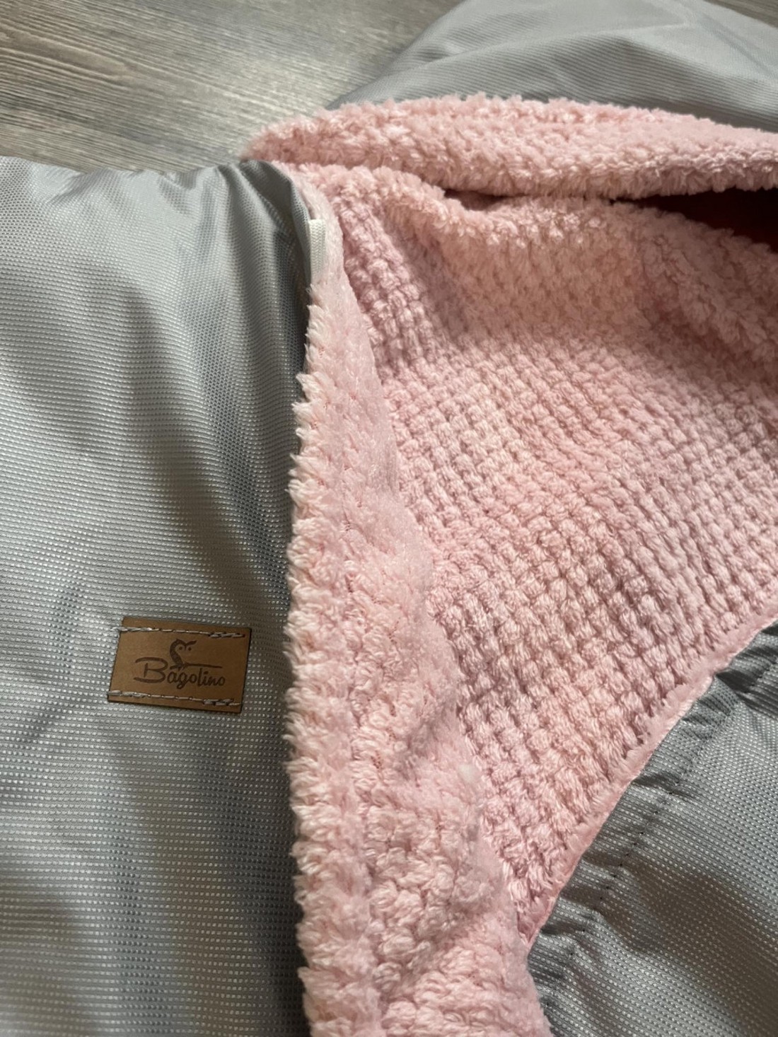 Szürke vízpergető- rózsaszin bubi soft 80-86 -  - Meska.hu