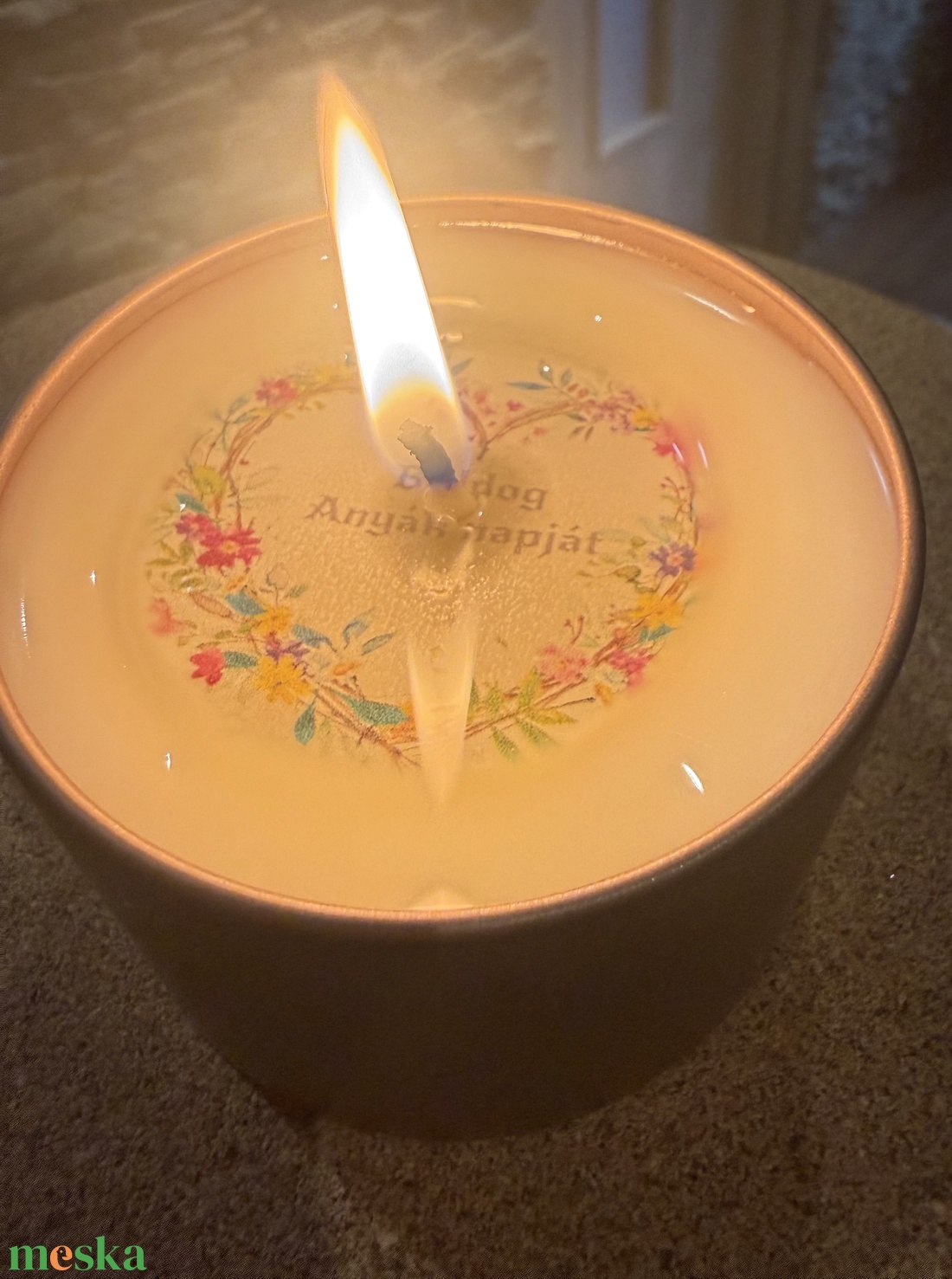 Anyák napi illatgyertya - otthon & életmód - gyertya, illat, aroma - gyertya - Meska.hu