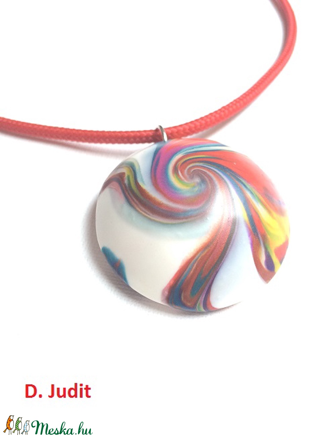 Piros csiga   -  - Meska.hu