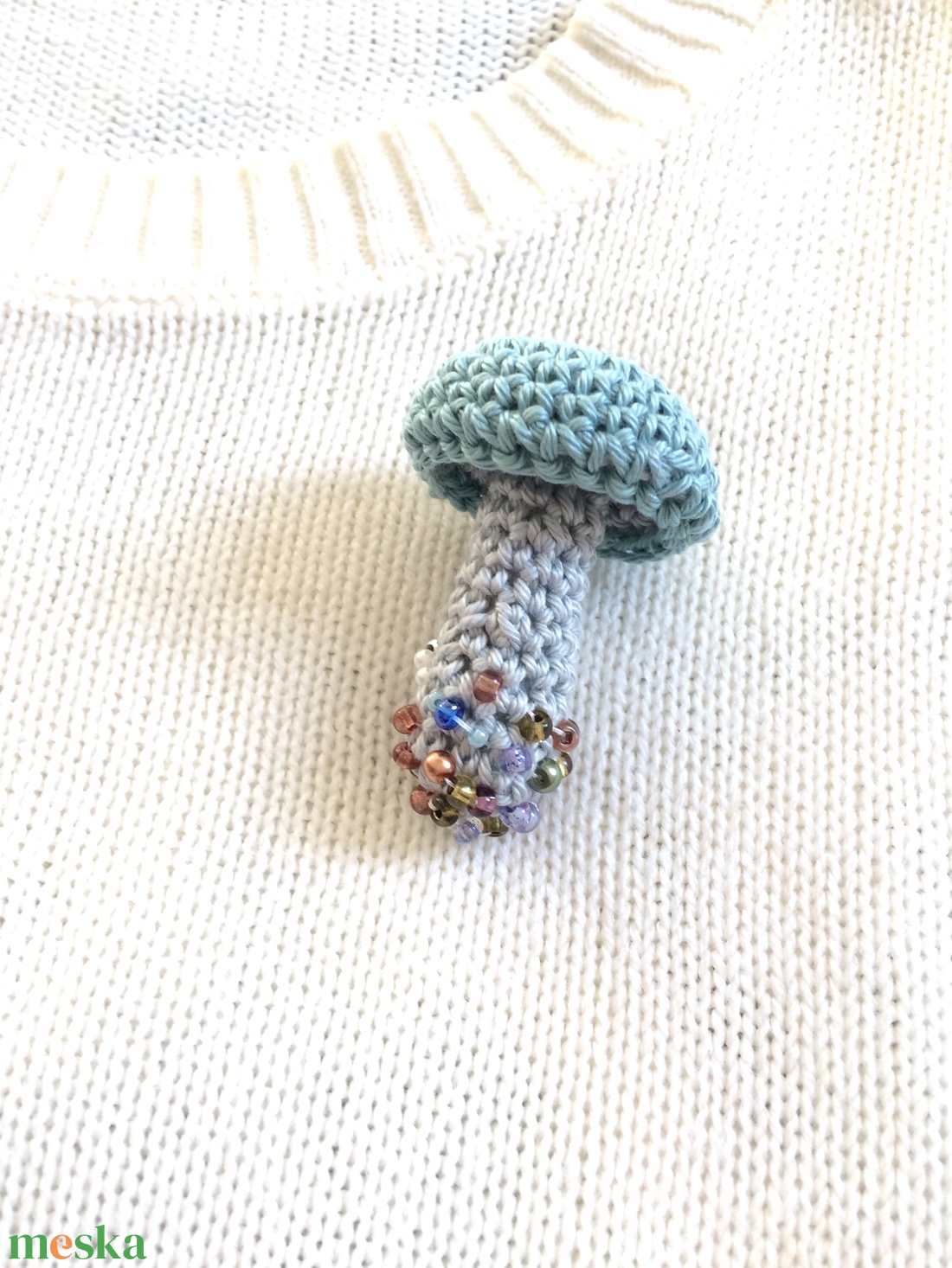 Kék gomba kitűző - ékszer - kitűző és bross - kitűző - Meska.hu Kék gomba kitűző - ékszer - kitűző és bross - kitűző - Meska.hu