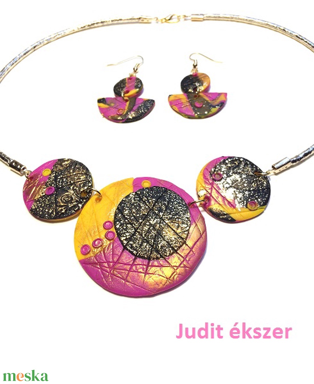 Sárga, pink ékszerszett - ékszer - ékszerszett - Meska.hu Sárga, pink ékszerszett - ékszer - ékszerszett - Meska.hu