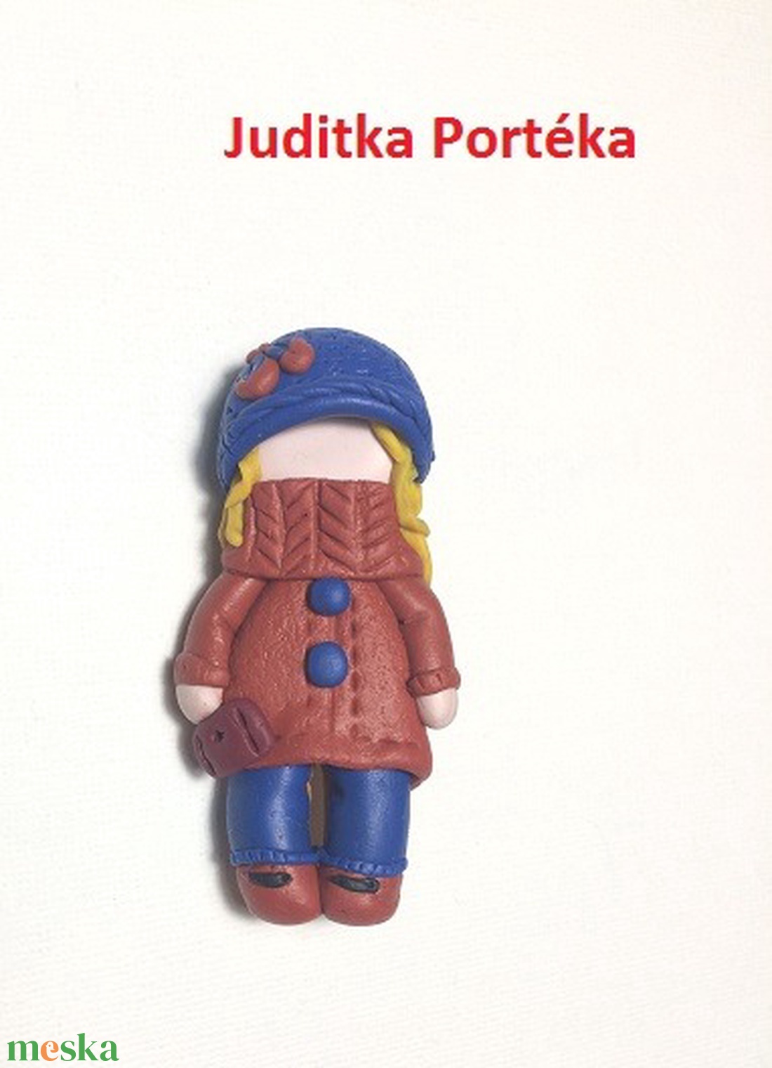 Lányka kitűző - ékszer - kitűző és bross - Meska.hu