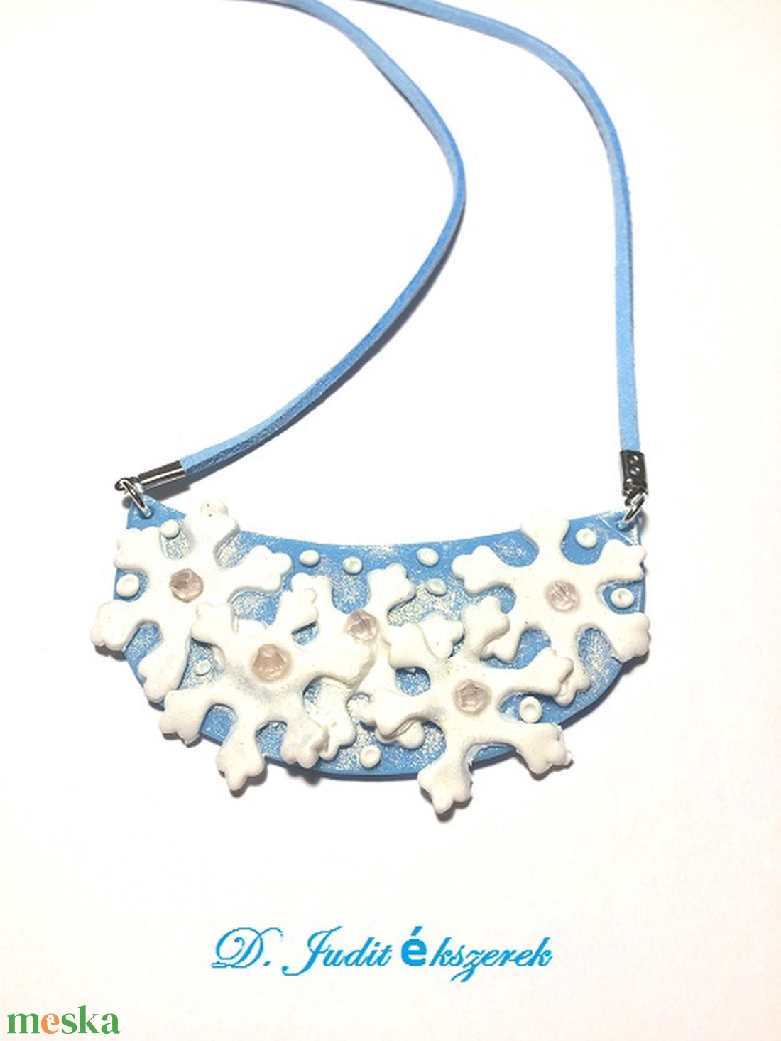 Hópelyhes   nyaklánc - ékszer - nyaklánc - medálos nyaklánc - Meska.hu
