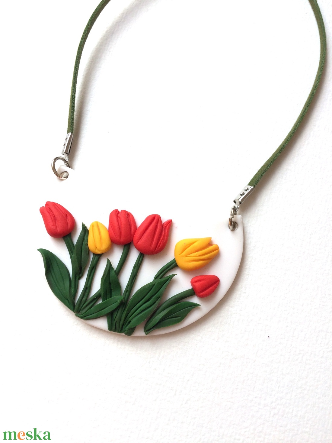 Tulipánok nyaklánc - ékszer - nyaklánc - medálos nyaklánc - Meska.hu Tulipánok nyaklánc - ékszer - nyaklánc - medálos nyaklánc - Meska.hu