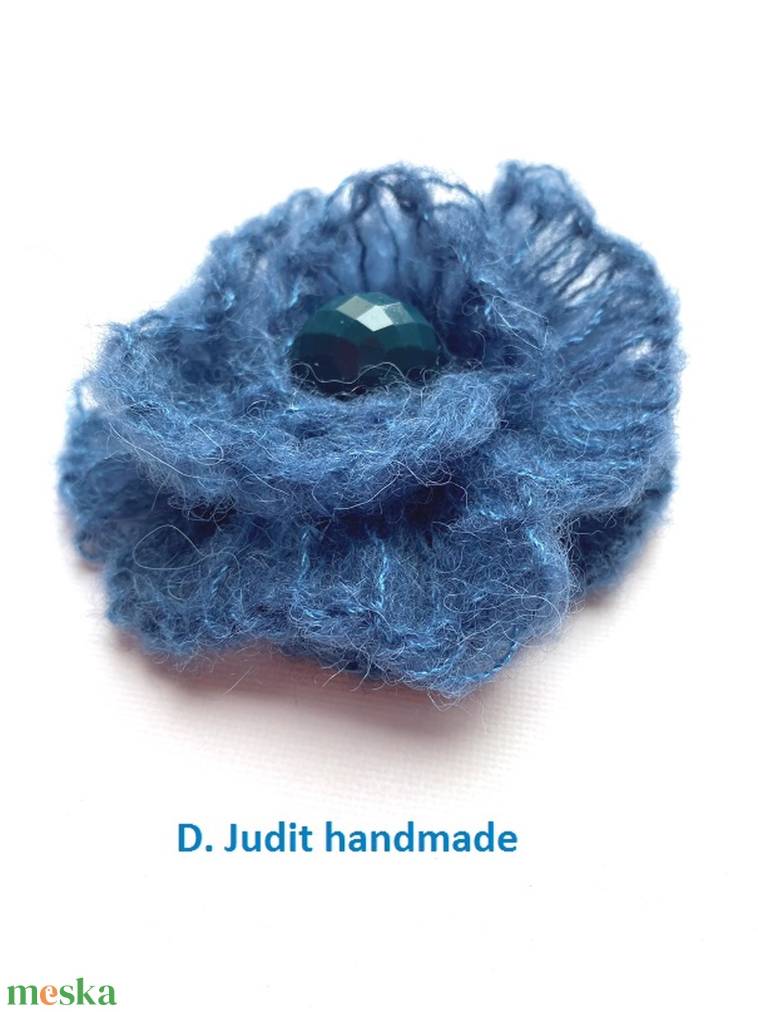 Mohair rózsa kitűző - ékszer - kitűző és bross - Meska.hu