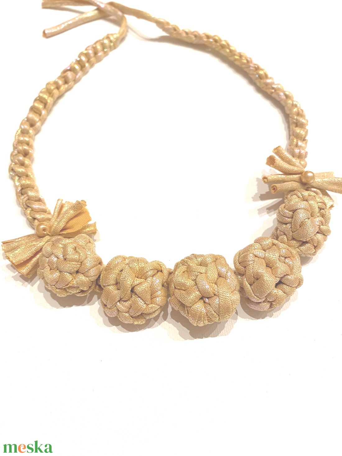 Gömböcskés - ékszer - nyaklánc - statement nyaklánc - Meska.hu