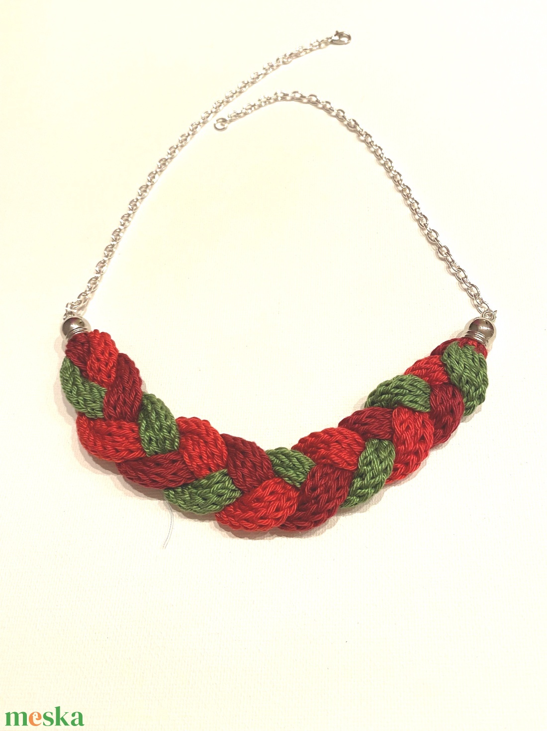 Karácsonyi színek - ékszer - nyaklánc - medál nélküli nyaklánc - Meska.hu