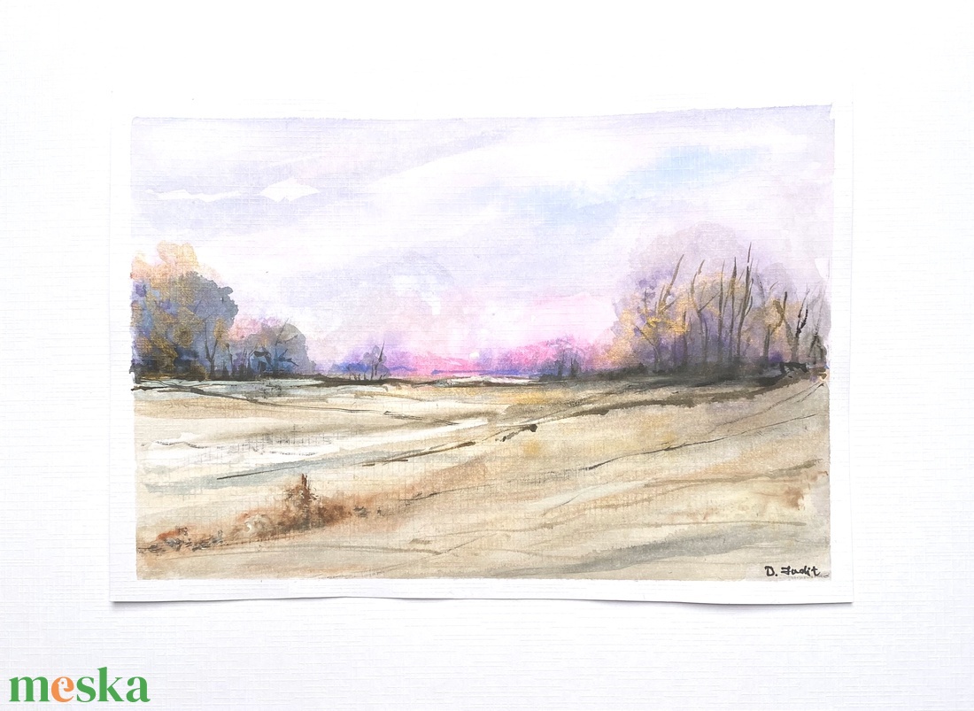 Pirkadat - művészet - festmény - akvarell - Meska.hu