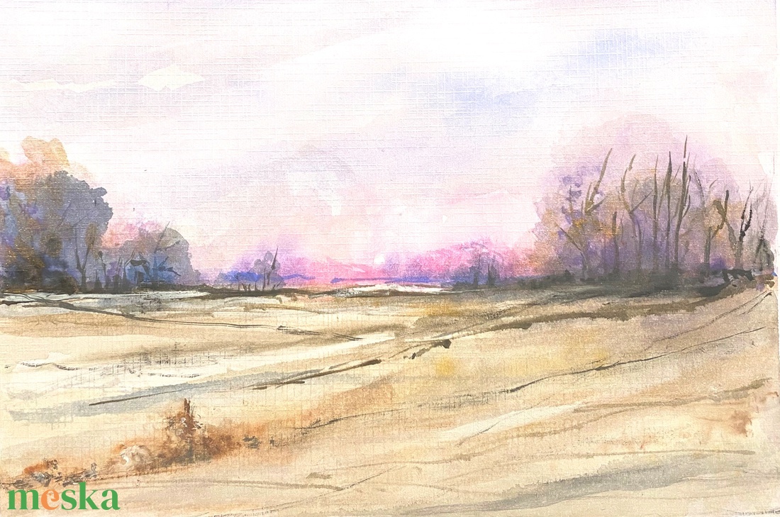 Pirkadat - művészet - festmény - akvarell - Meska.hu