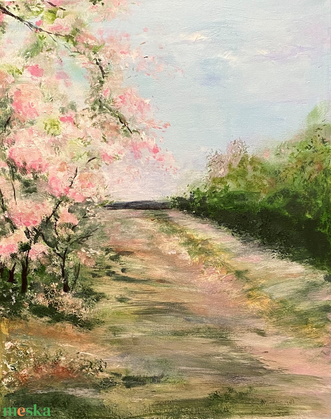 Tavasz - művészet - festmény - akril - Meska.hu