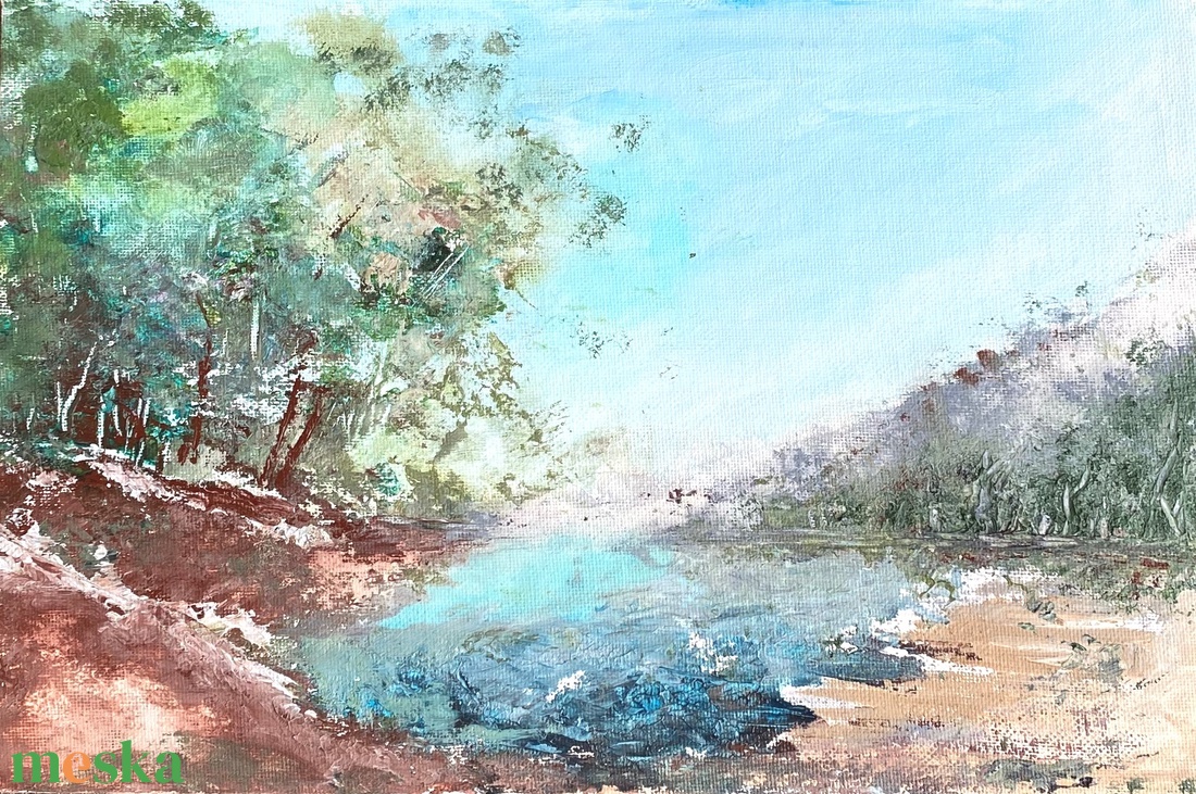 Tengerszem - művészet - festmény - akril - Meska.hu