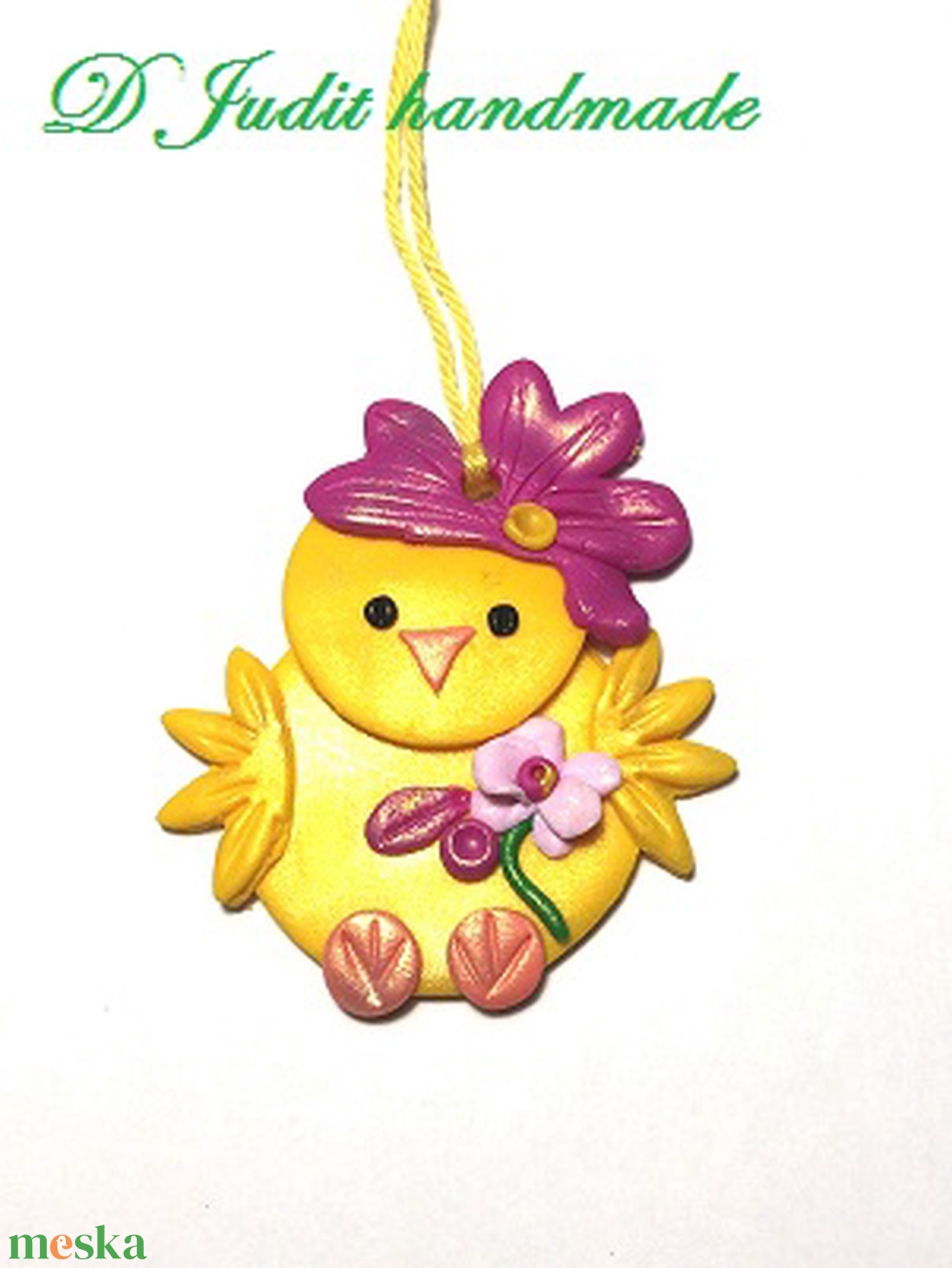 Csibe húsvéti dísz - otthon & életmód - dekoráció - ajtó- és ablak dekoráció - ablakdísz - Meska.hu