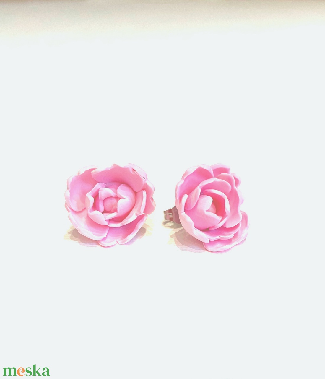 Bazsarózsa  - ékszer - fülbevaló - pötty fülbevaló - Meska.hu