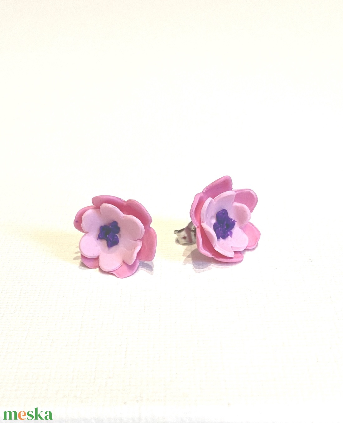 Kisvirág - ékszer - fülbevaló - pötty fülbevaló - Meska.hu