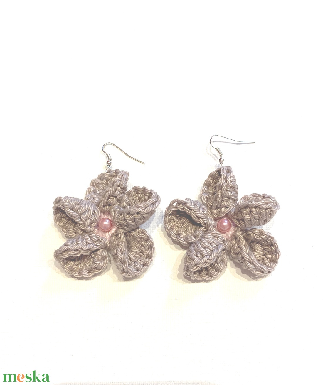 Virág  - ékszer - fülbevaló - lógó fülbevaló - Meska.hu