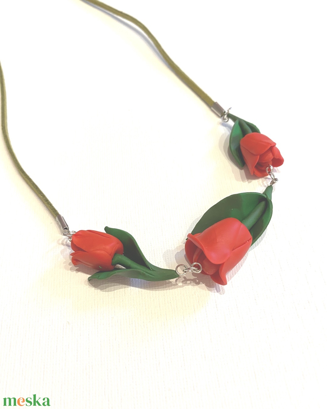 Tulipánok - ékszer - nyaklánc - statement nyaklánc - Meska.hu