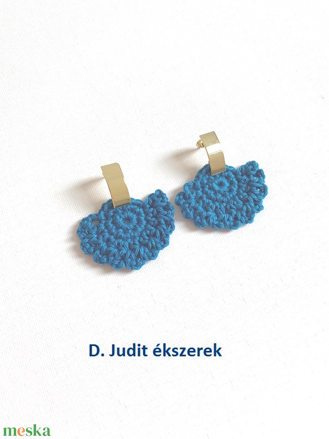 Valami kék - ékszer - fülbevaló - lógó fülbevaló - Meska.hu