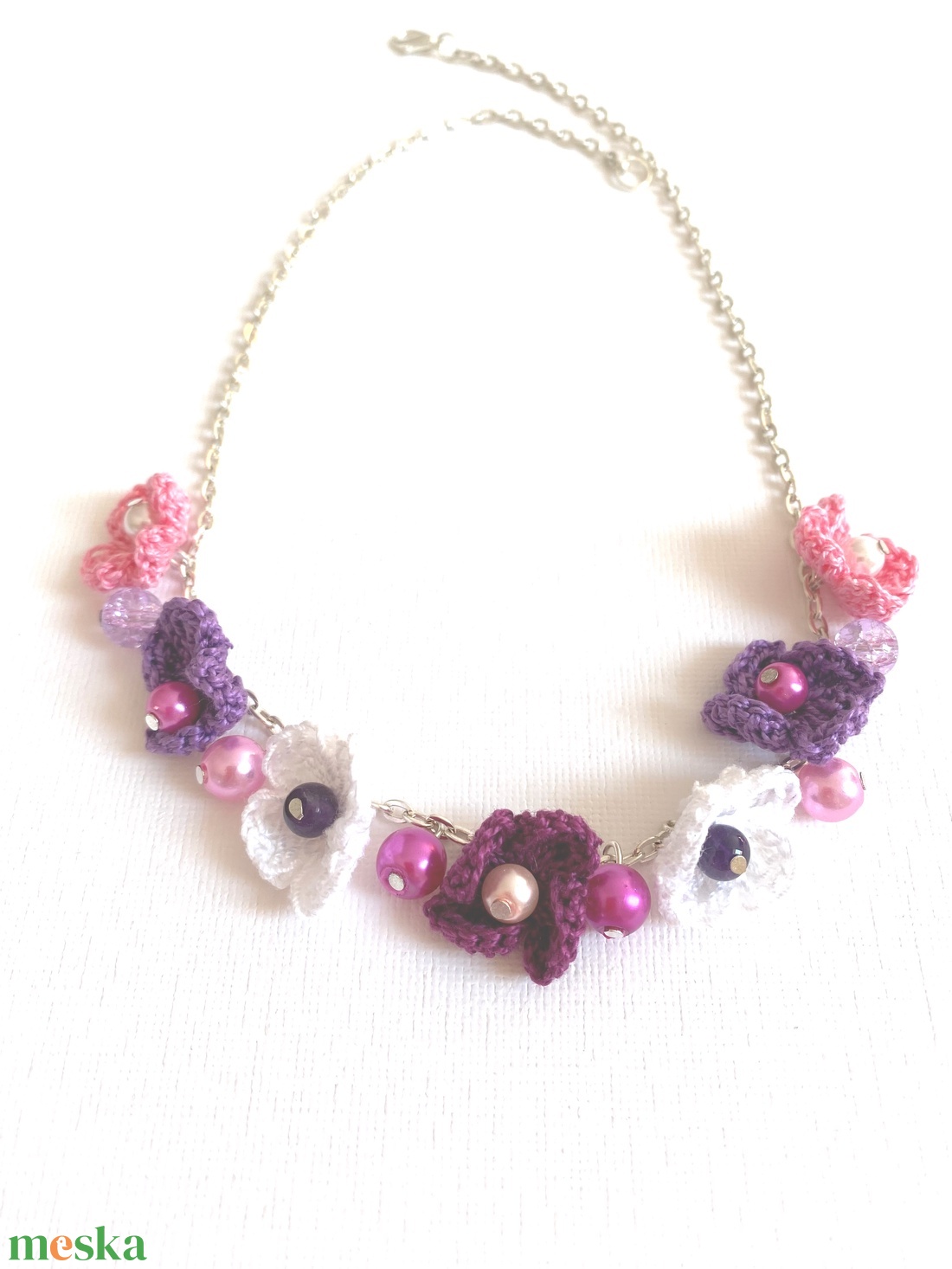 Tavaszköszöntő - ékszer - nyaklánc - statement nyaklánc - Meska.hu