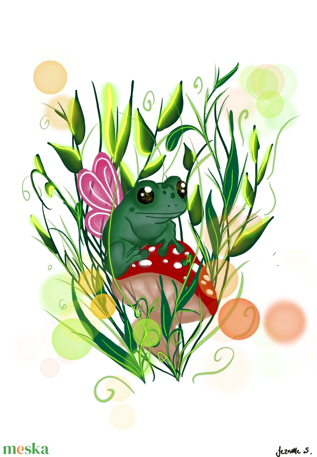 Mesebeli béka - művészet - grafika & illusztráció - digitális - Meska.hu Mesebeli béka - művészet - grafika & illusztráció - digitális - Meska.hu