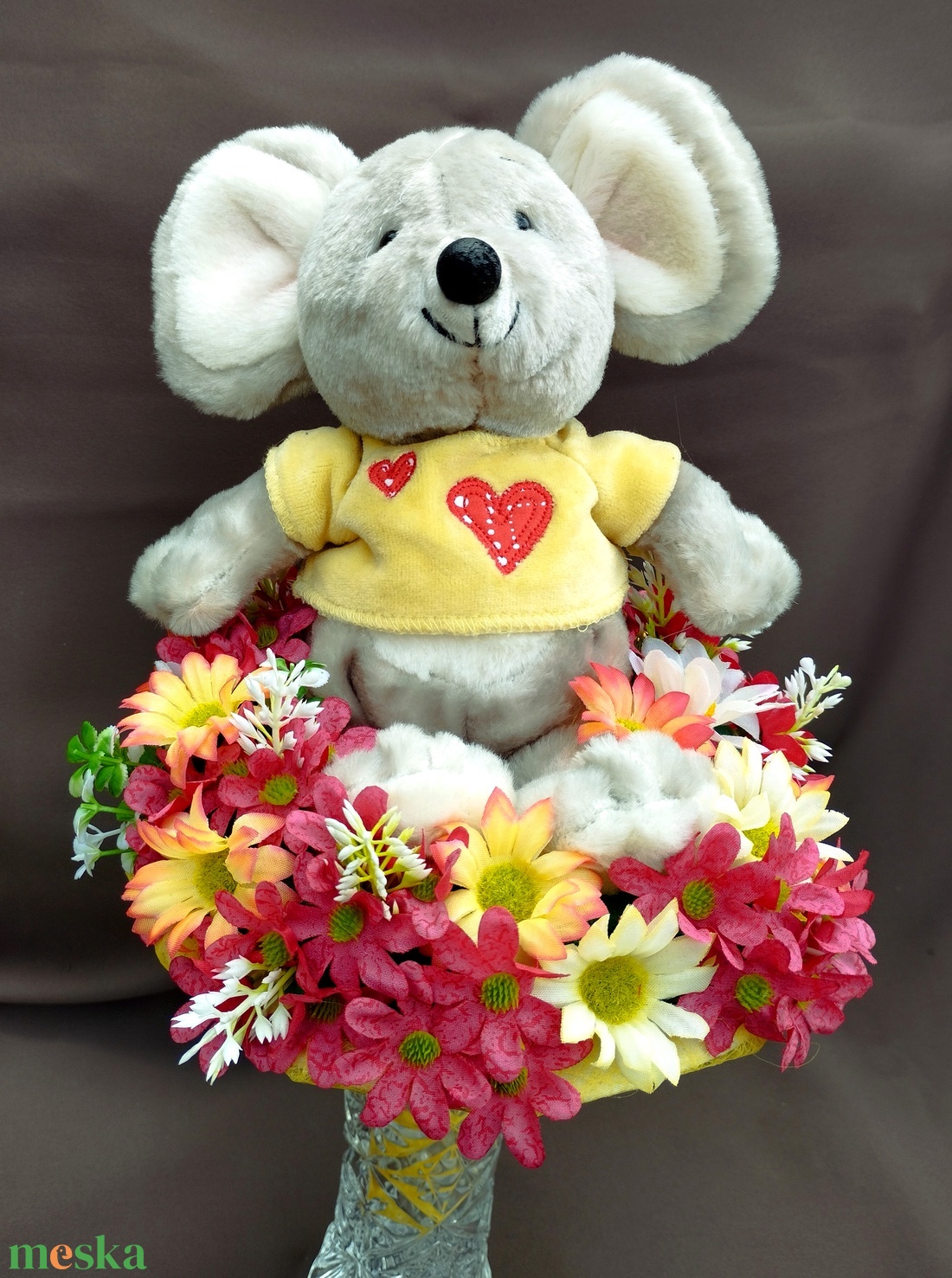 Saját készítésű egyedi egeres ballagási csokor, örök csokor - otthon & életmód - dekoráció - virágdísz és tartó - csokor & virágdísz - Meska.hu