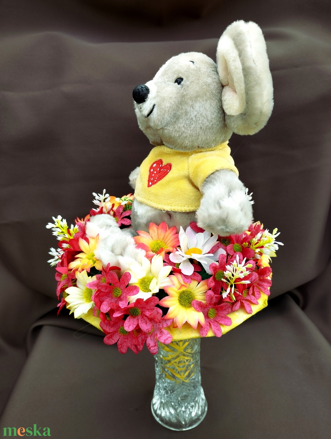 Saját készítésű egyedi egeres ballagási csokor, örök csokor - otthon & életmód - dekoráció - virágdísz és tartó - csokor & virágdísz - Meska.hu