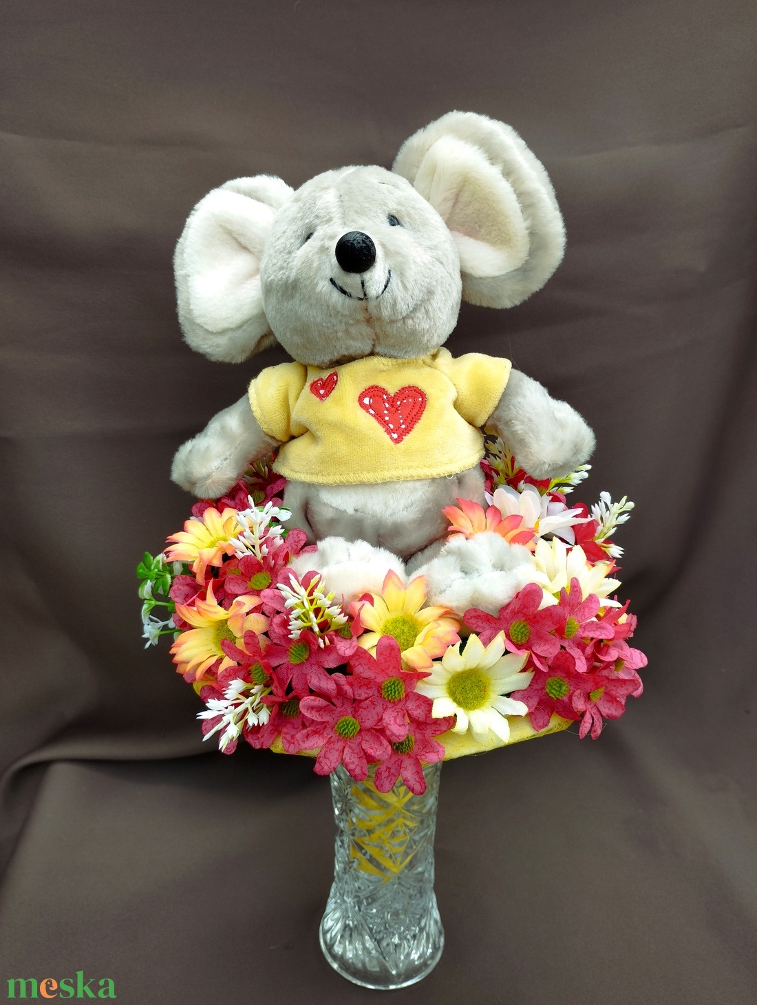 Saját készítésű egyedi egeres ballagási csokor, örök csokor - otthon & életmód - dekoráció - virágdísz és tartó - csokor & virágdísz - Meska.hu