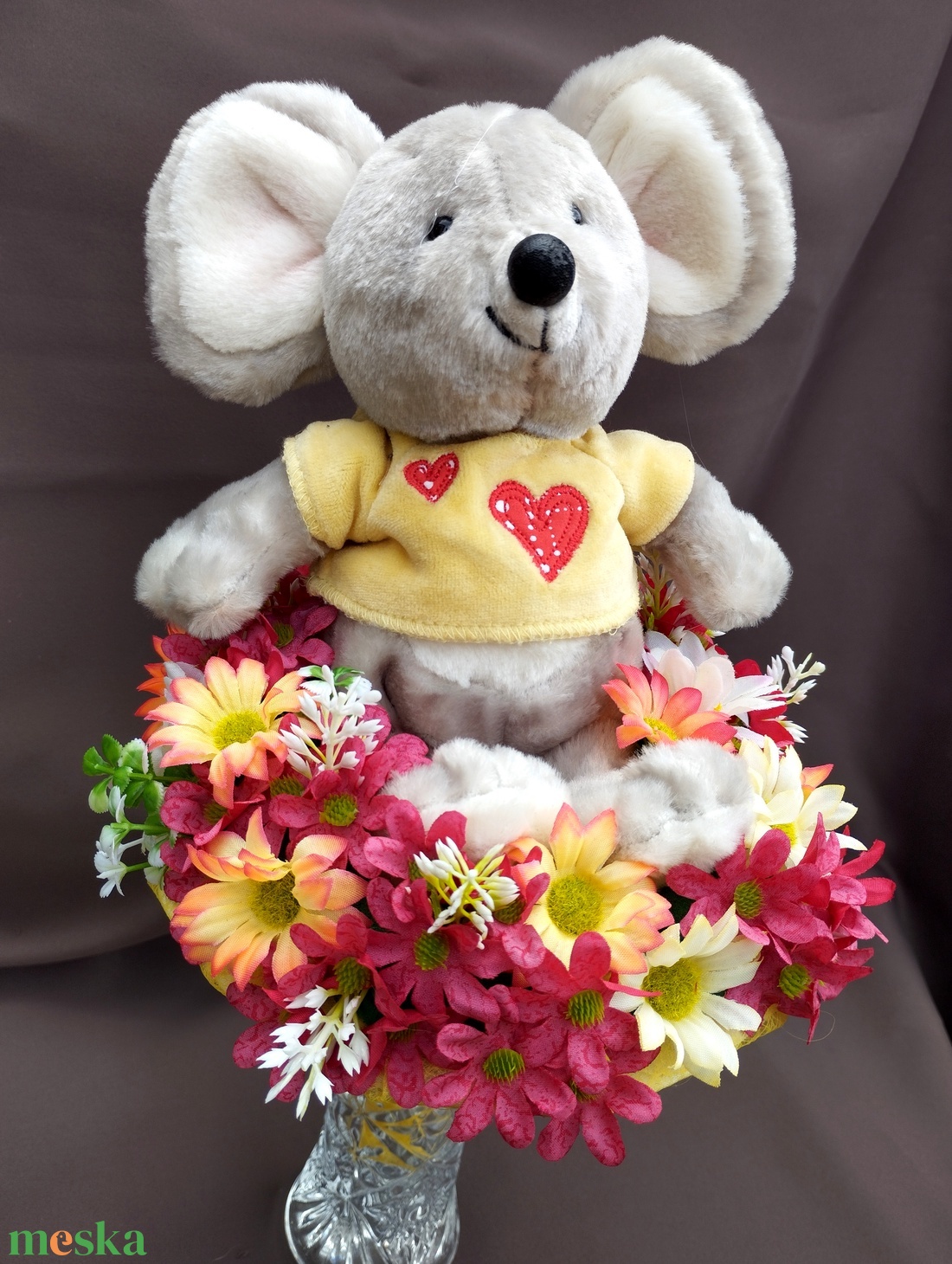 Saját készítésű egyedi egeres ballagási csokor, örök csokor - otthon & életmód - dekoráció - virágdísz és tartó - csokor & virágdísz - Meska.hu