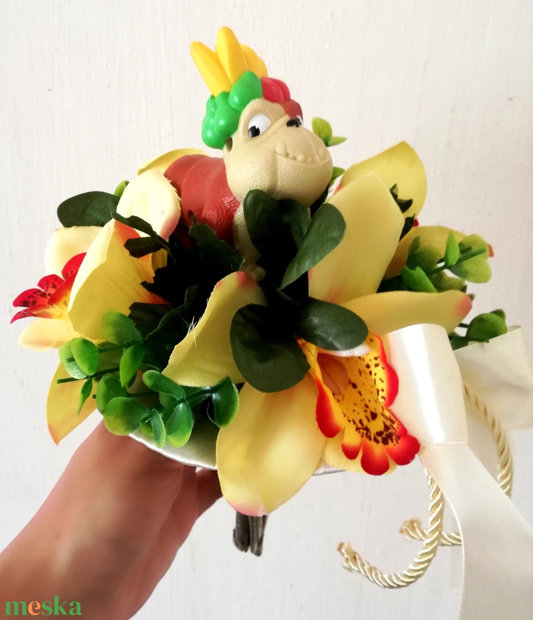 Saját készítésű egyedi RIO BULLDOG -os óvodai ballagási csokor, örök csokor - otthon & életmód - dekoráció - virágdísz és tartó - csokor & virágdísz - Meska.hu