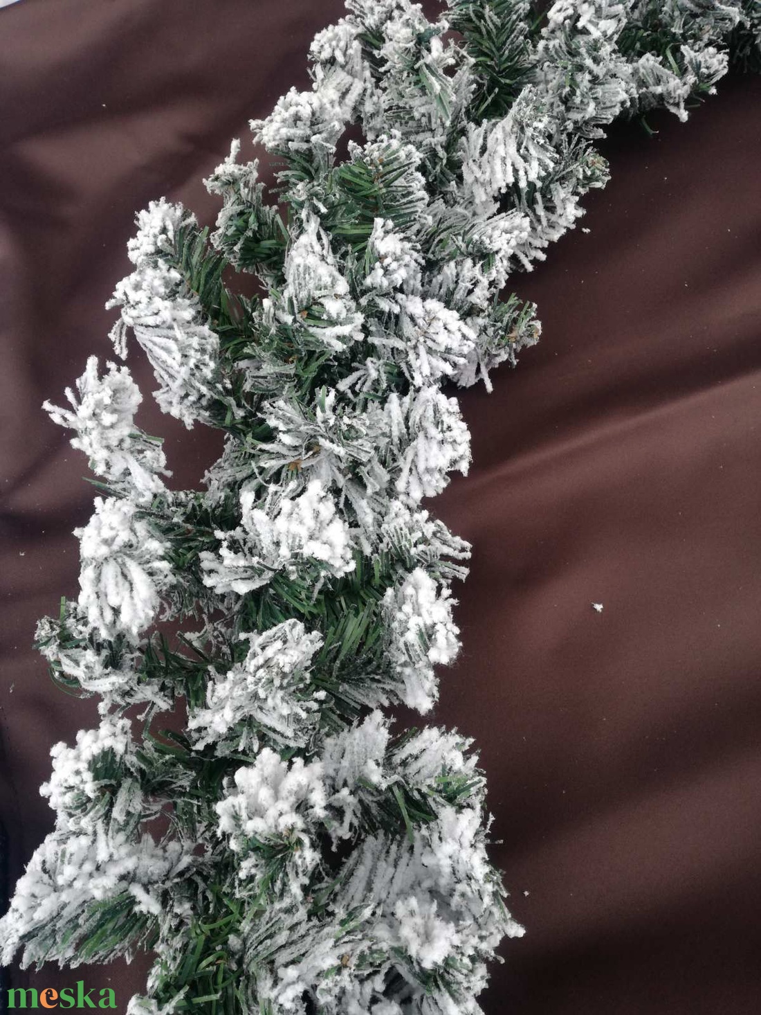 180 cm-es havas girland - karácsony - karácsonyi lakásdekoráció - karácsonyi girland, boa - Meska.hu