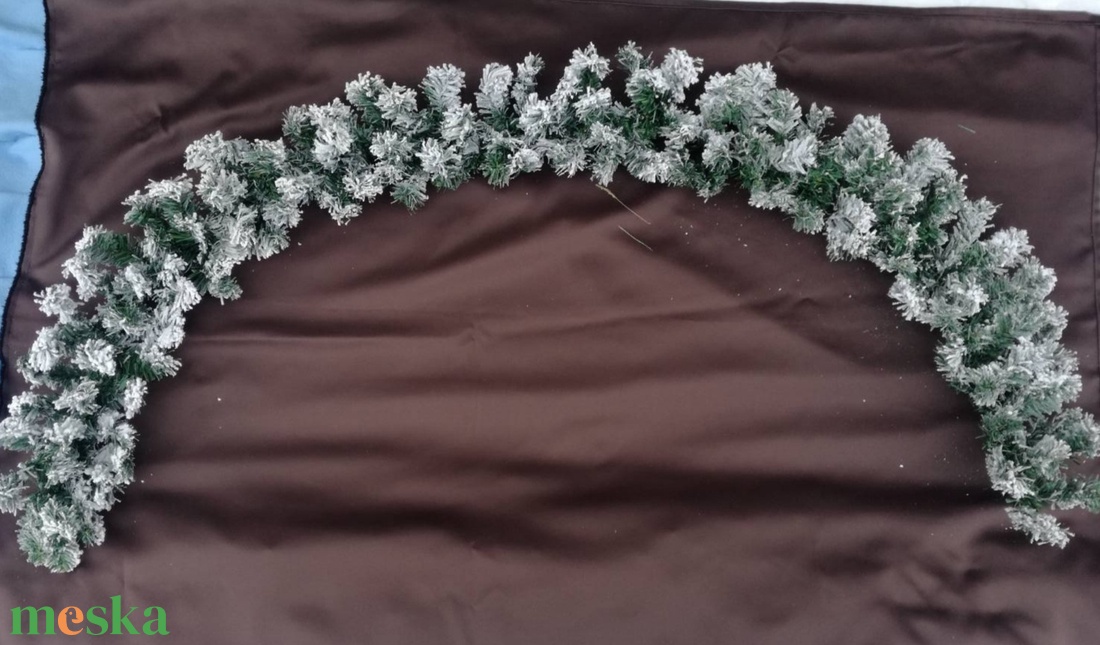 180 cm-es havas girland - karácsony - karácsonyi lakásdekoráció - karácsonyi girland, boa - Meska.hu