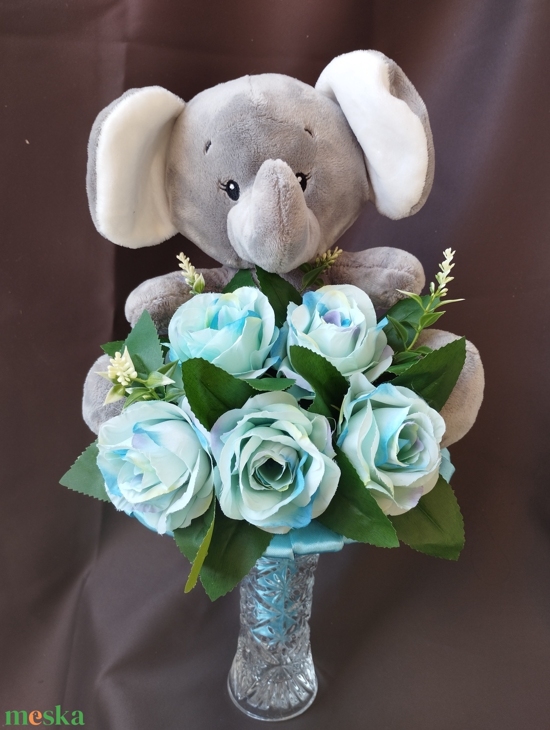 Elefántos ballagási csokor - otthon & életmód - dekoráció - virágdísz és tartó - csokor & virágdísz - Meska.hu