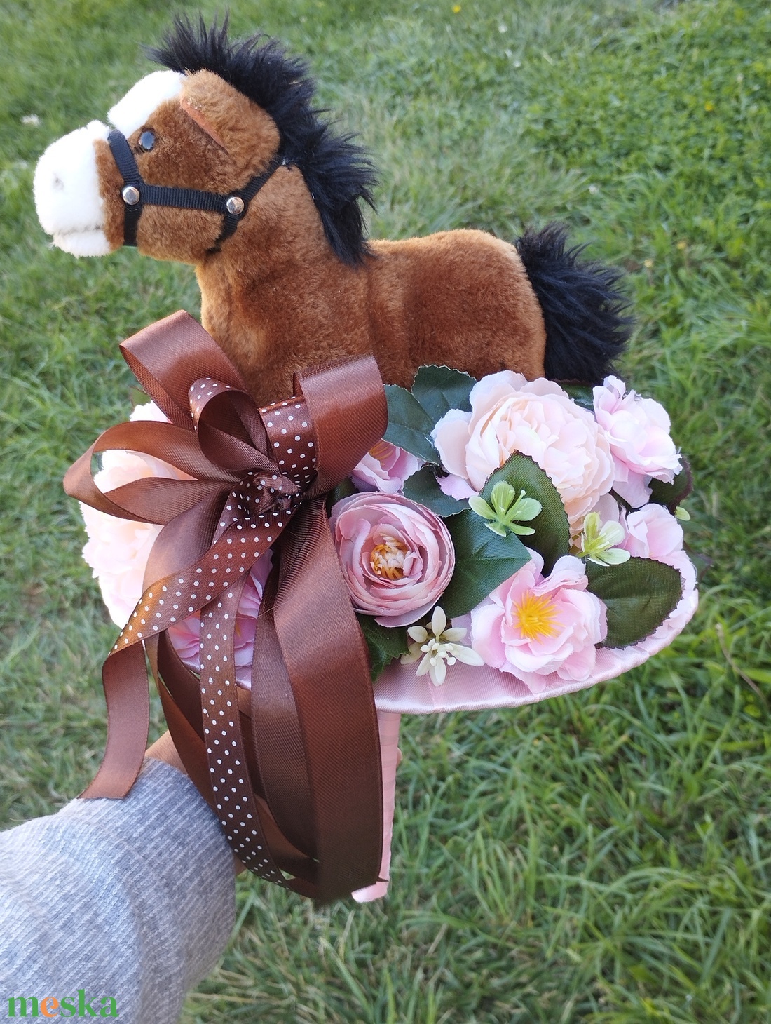 Egyedi lovas ballagási csokor - otthon & életmód - dekoráció - virágdísz és tartó - csokor & virágdísz - Meska.hu