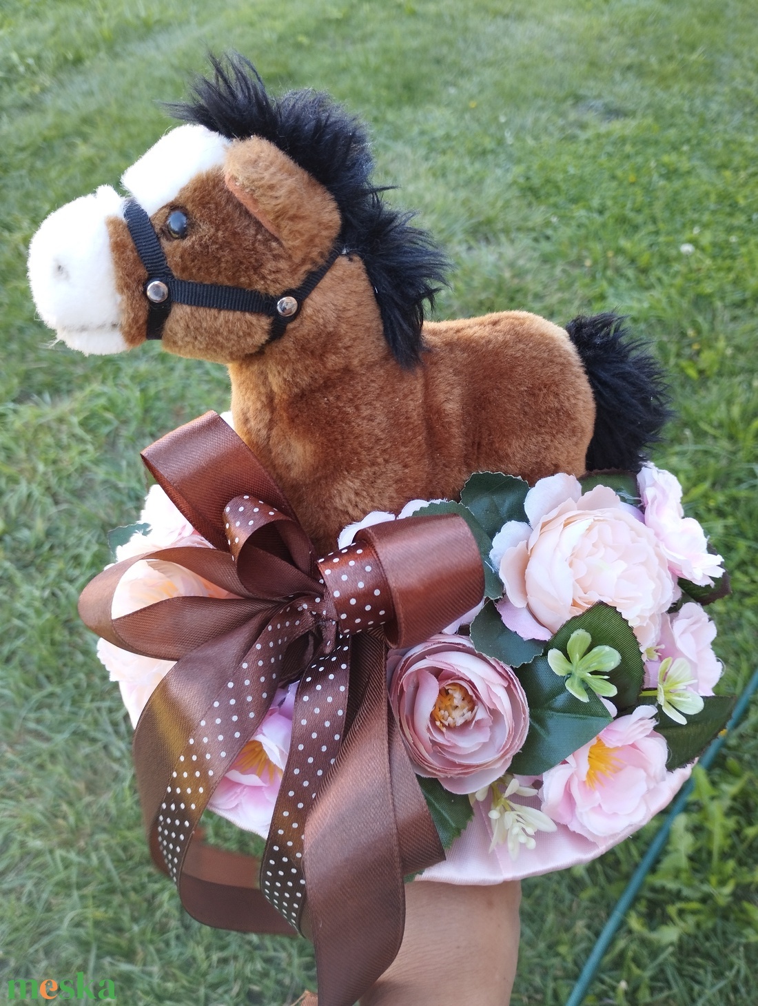 Egyedi lovas ballagási csokor - otthon & életmód - dekoráció - virágdísz és tartó - csokor & virágdísz - Meska.hu