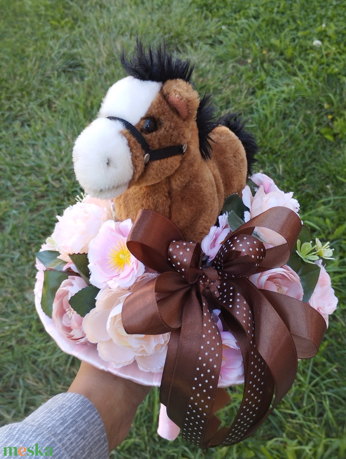 Egyedi lovas ballagási csokor - otthon & életmód - dekoráció - virágdísz és tartó - csokor & virágdísz - Meska.hu