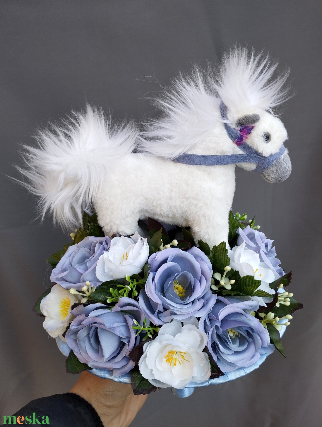 Egyedi lovacskás  ballagási csokor - otthon & életmód - dekoráció - virágdísz és tartó - csokor & virágdísz - Meska.hu