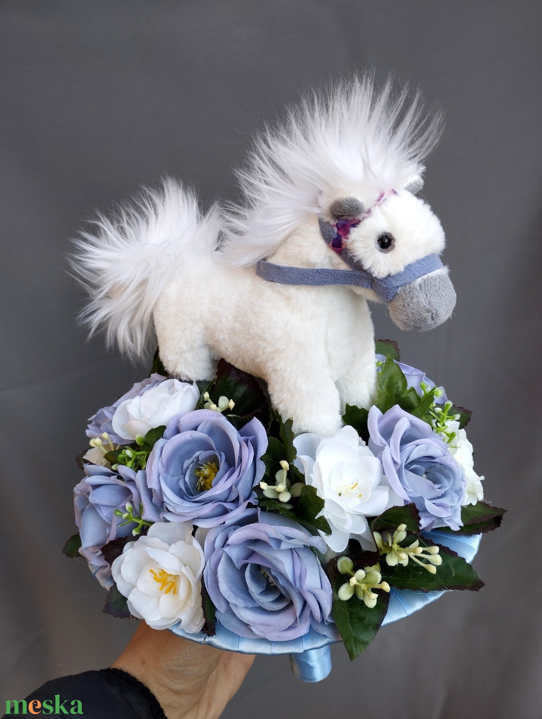 Egyedi lovacskás  ballagási csokor - otthon & életmód - dekoráció - virágdísz és tartó - csokor & virágdísz - Meska.hu