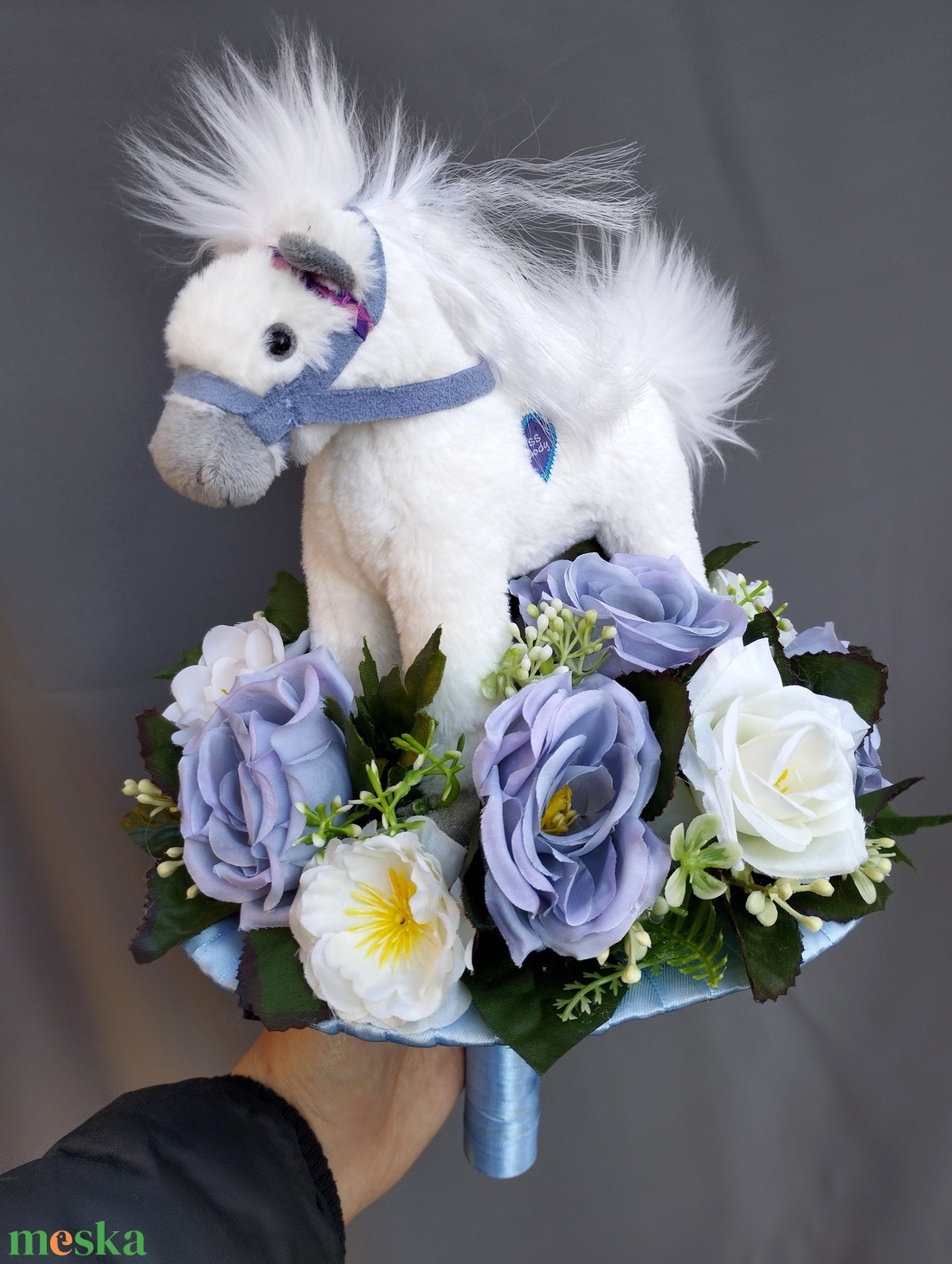 Egyedi lovacskás  ballagási csokor - otthon & életmód - dekoráció - virágdísz és tartó - csokor & virágdísz - Meska.hu