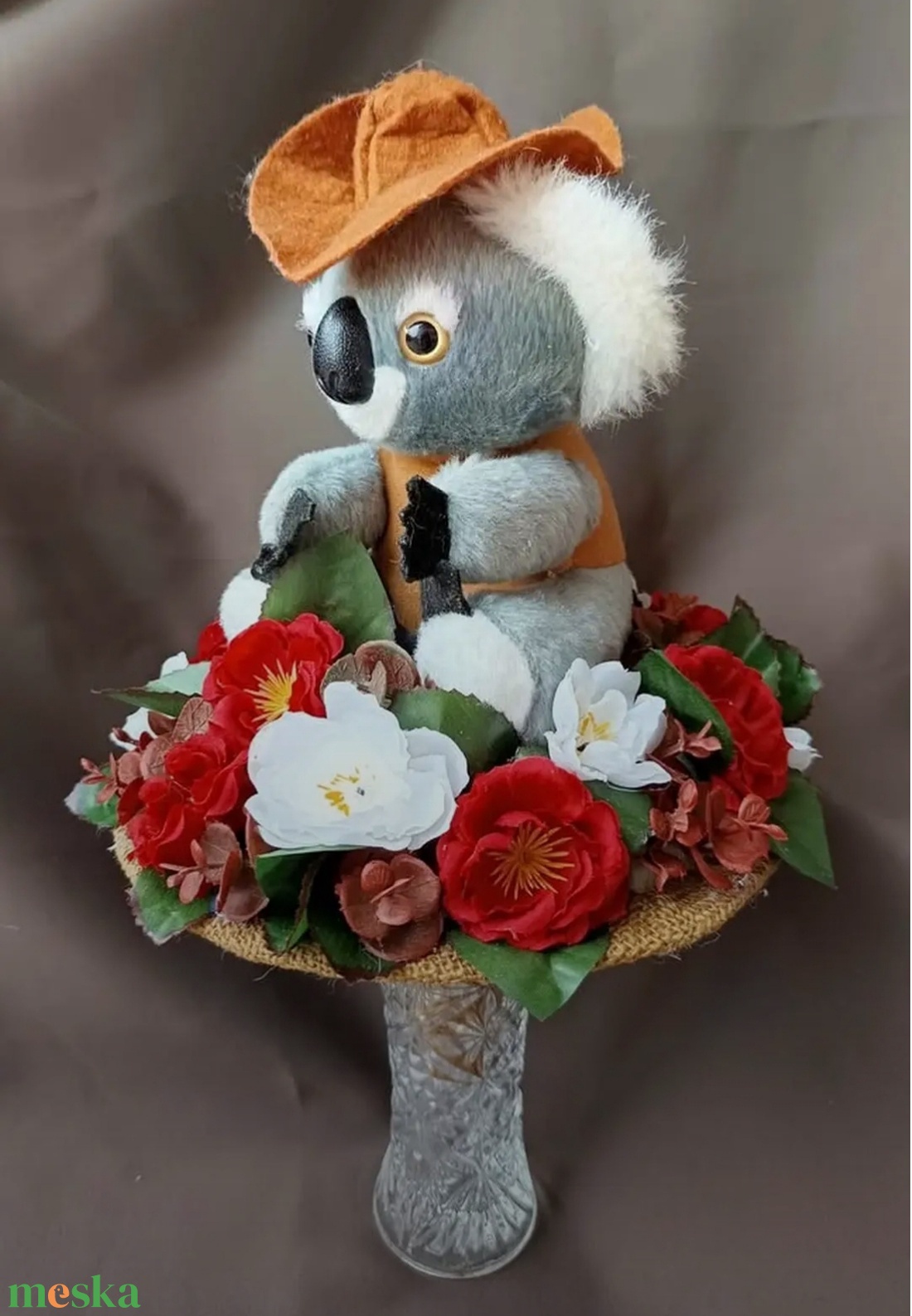 Egyedi koalás ovis ballagási csokor örök csokor - otthon & életmód - virágdekoráció - virágok - virágcsokor - Meska.hu