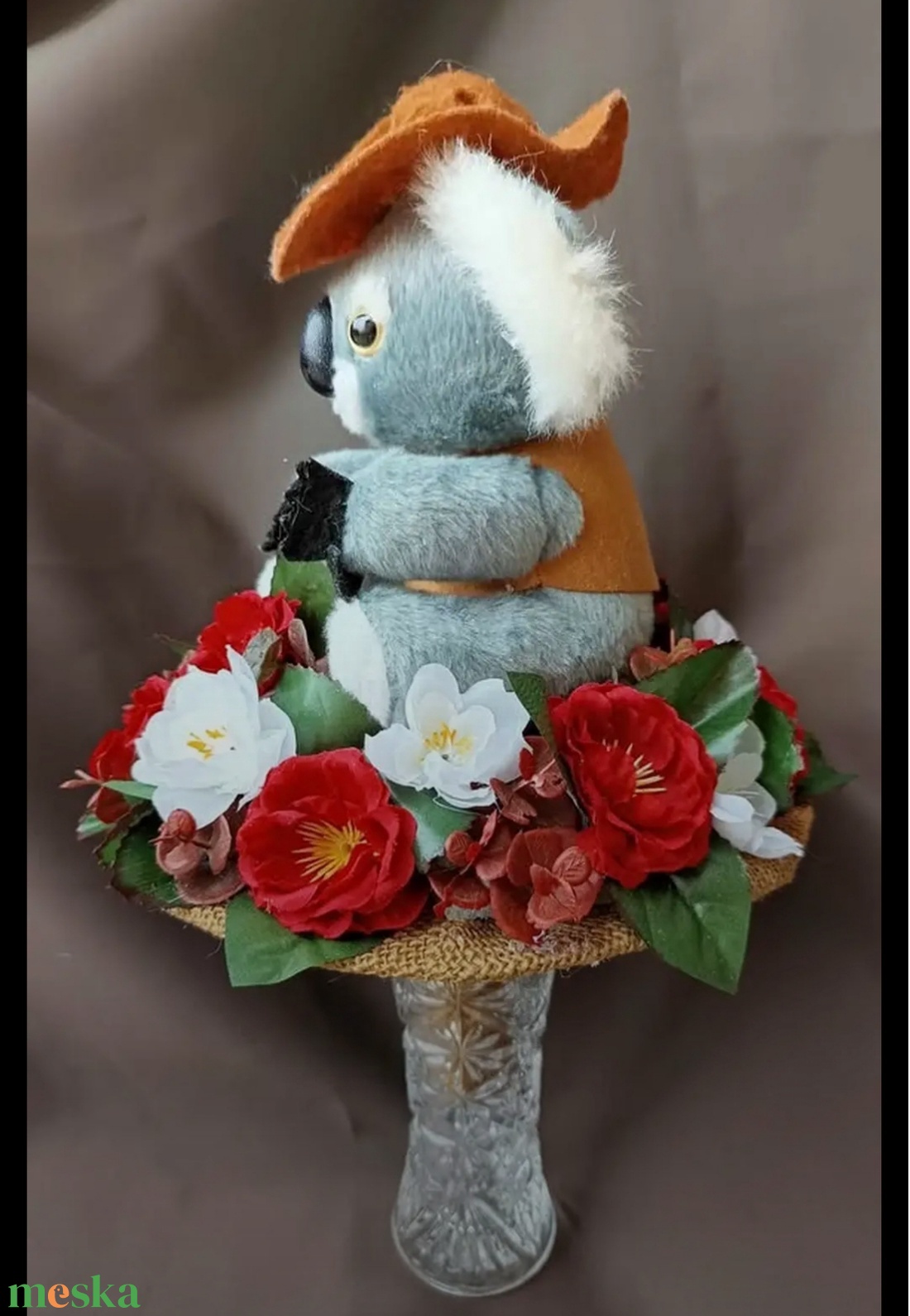 Egyedi koalás ovis ballagási csokor örök csokor - otthon & életmód - virágdekoráció - virágok - virágcsokor - Meska.hu